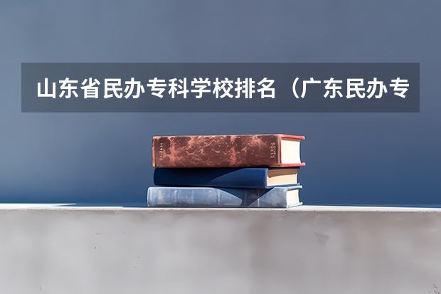 山东省民办专科学校排名（广东民办专科排名）