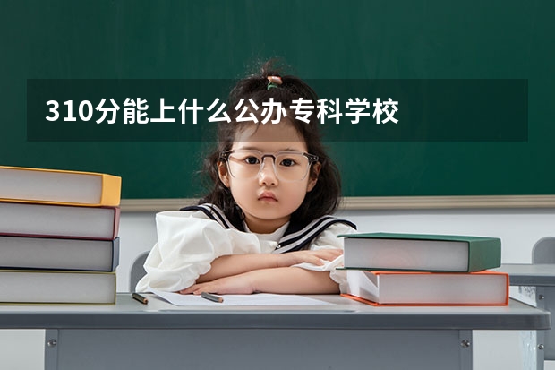 310分能上什么公办专科学校