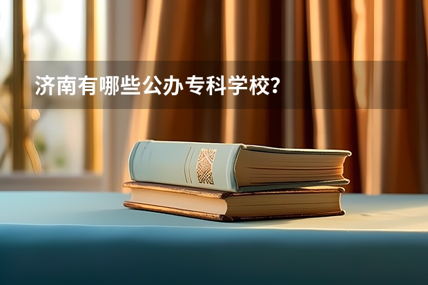济南有哪些公办专科学校？