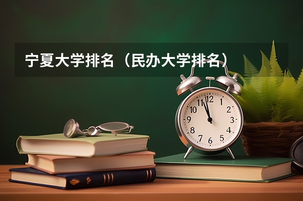 宁夏大学排名(民办大学排名)