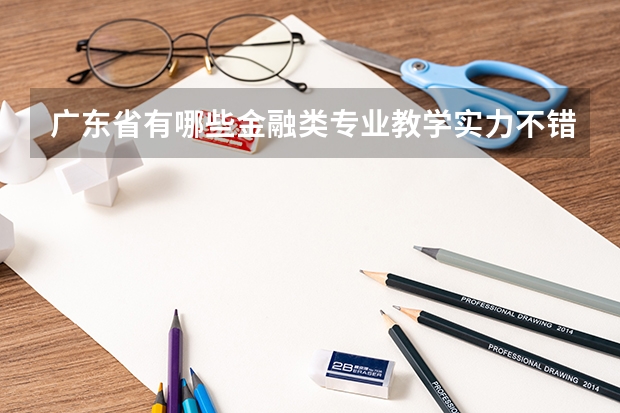 广东省有哪些金融类专业教学实力不错的高校？
