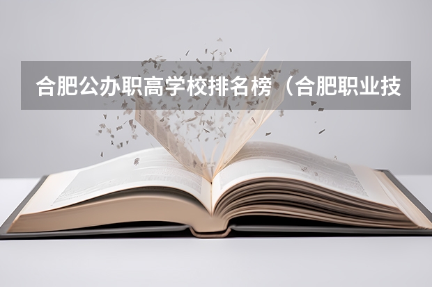 合肥公办职高学校排名榜（合肥职业技术学院全国排名）