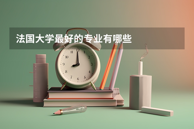 法国大学最好的专业有哪些