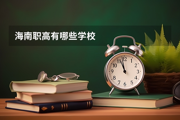 海南职高有哪些学校