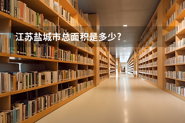 江苏盐城市总面积是多少?