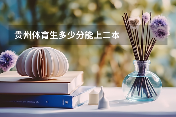 贵州体育生多少分能上二本