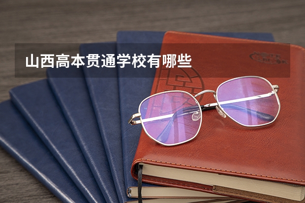山西高本贯通学校有哪些