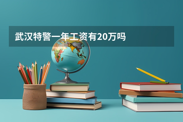 武汉特警一年工资有20万吗