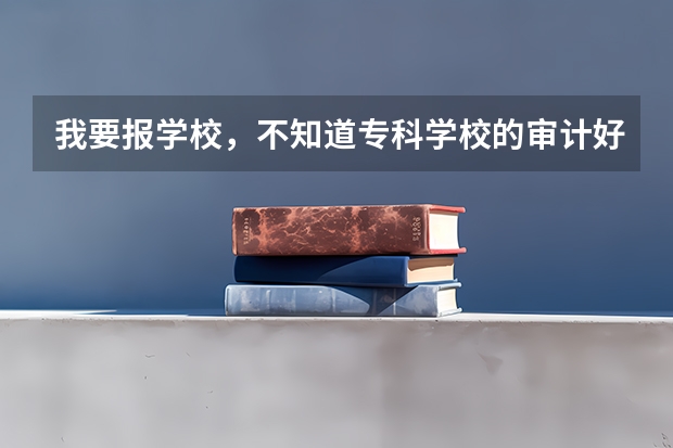 我要报学校,不知道专科学校的审计好不好?(下面这些学校 帮我选择一个)