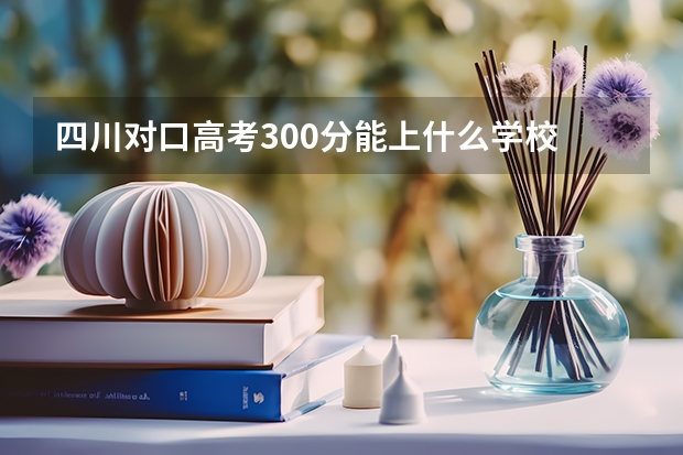 四川对口高考300分能上什么学校