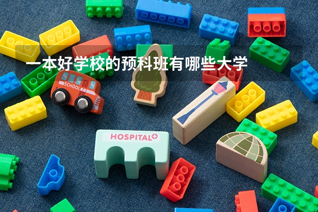 一本好学校的预科班有哪些大学