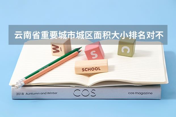 云南省重要城市城区面积大小排名对不对？？？？？ 云南的面积有多大云南省各市州面积大小排名