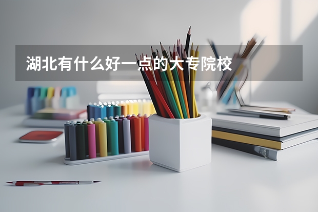 湖北有什么好一点的大专院校