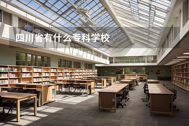 四川省有什么专科学校