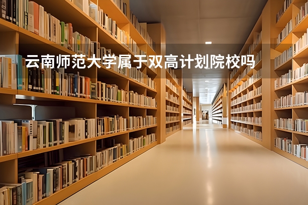 云南师范大学属于双高计划院校吗
