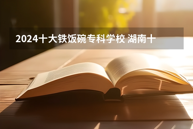 2024十大铁饭碗专科学校 湖南十大专科学校