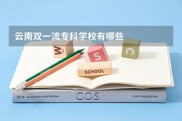 云南双一流专科学校有哪些