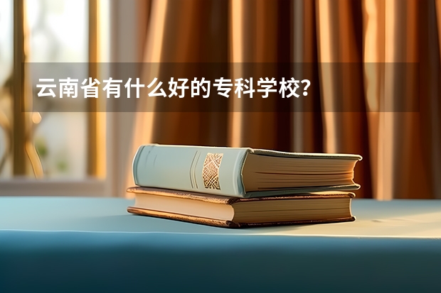云南省有什么好的专科学校？