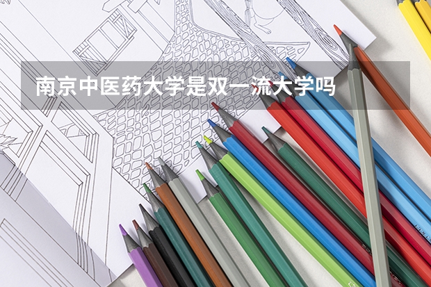 南京中医药大学是双一流大学吗